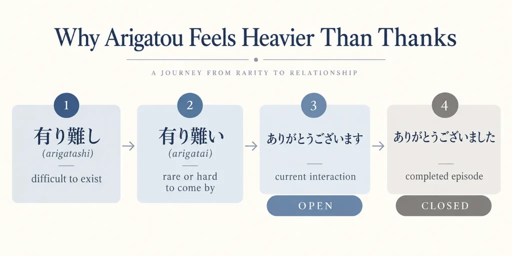 Why Arigatou Feels Heavier Than Thanks