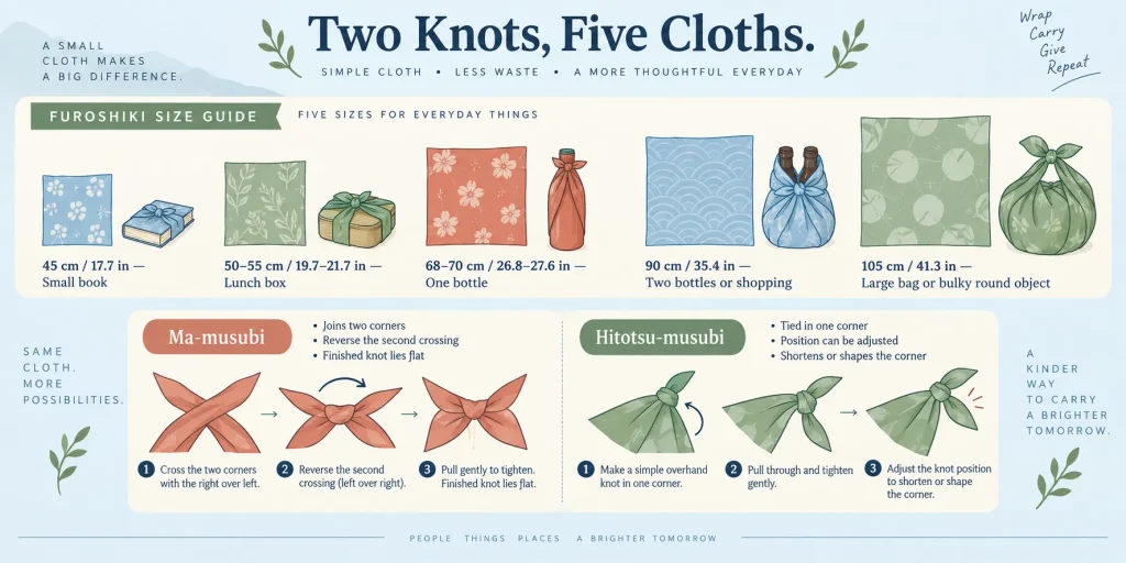 Two Knots, Five Cloths