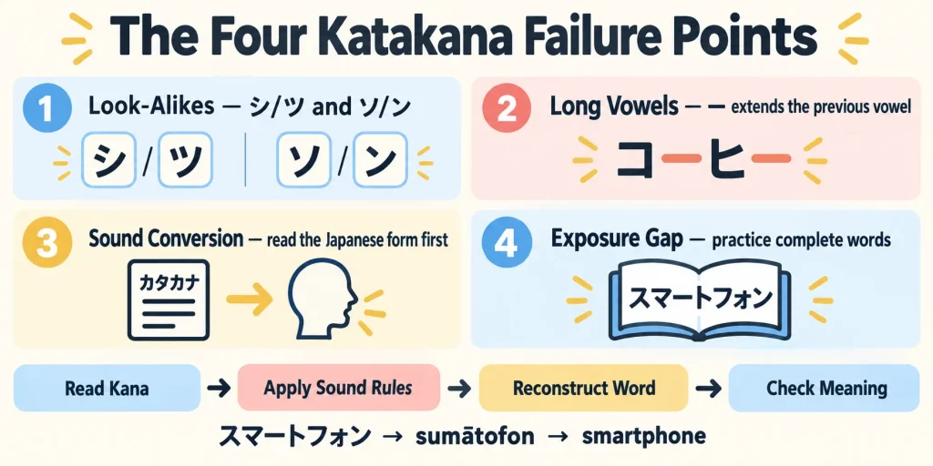 THE FOUR KATAKANA FAILURE POINTS