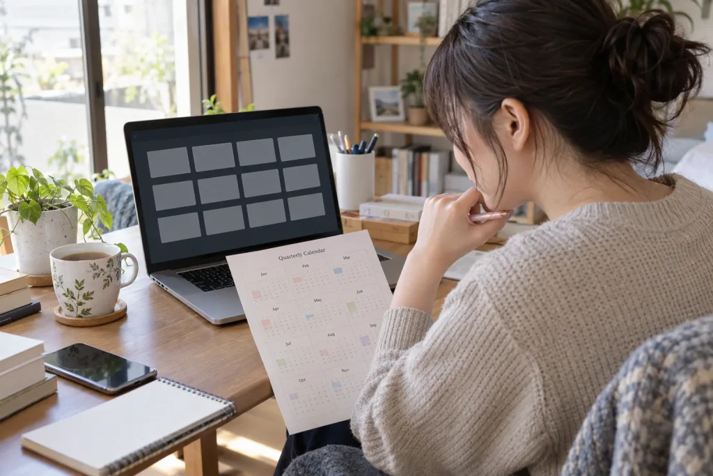 A viewer comparing a twelve-episode streaming season with a thirteen-week Japanese broadcast calendar.
