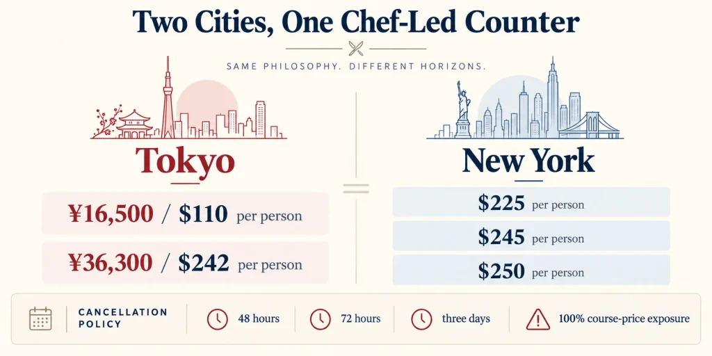 Two Cities, One Chef-Led Counter