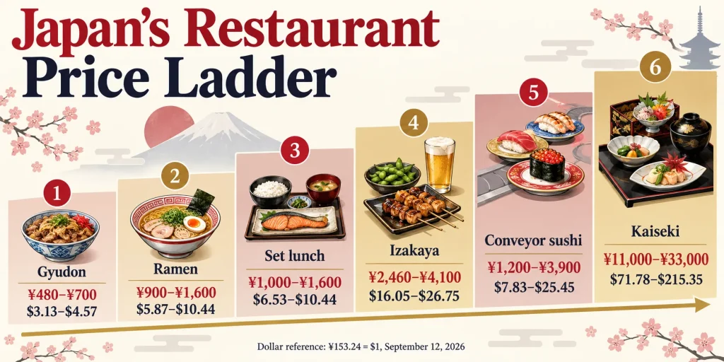 Japan’s Restaurant Price Ladder