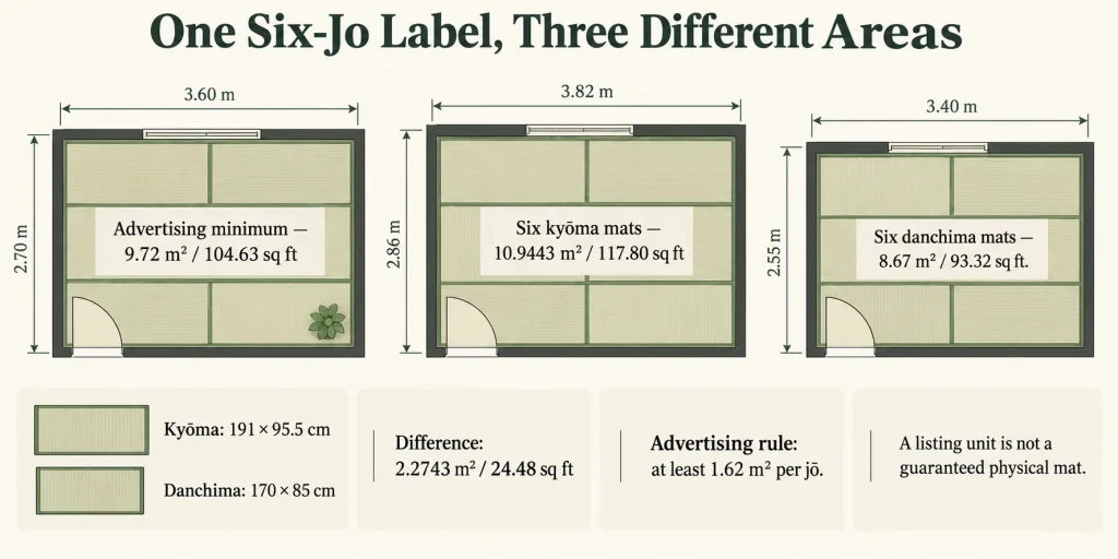 One Six-Jo Label, Three Different Areas