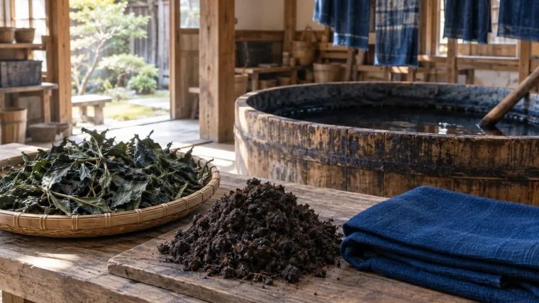 Japanese Indigo Dyeing: A Hundred Days Before the Cloth Turns Blue