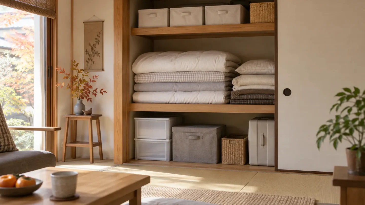 Japanese Small Space Storage: Where a Family Puts Everything