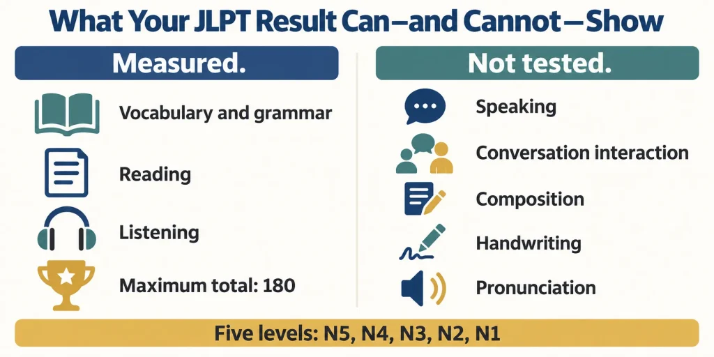 What Your JLPT Result Can—and Cannot—Show